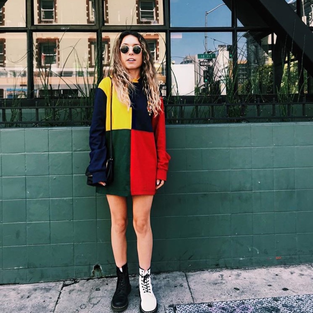 Chaps oversized polo shirt